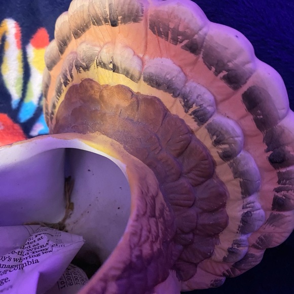 Festive Turkey Ceramic Holiday Decor - Picture 3 of 8